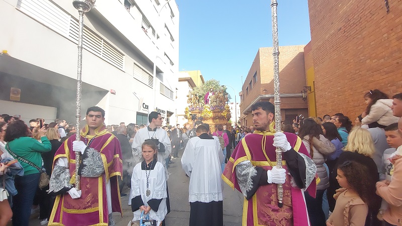 Oración en el Huerto, en la calle Rosales.