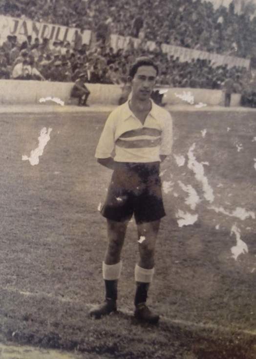 Casasola, el día de su partido con la Balona en Jerez.