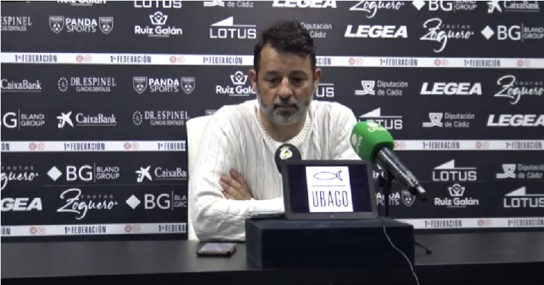 Mere, tras el Balona-Fuenlabrada de la recién terminada temporada.