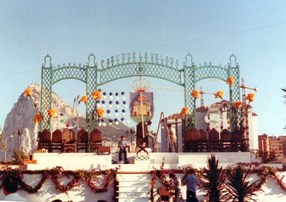 Primer escenario realizado por Pepe Gallego en el año 1982.